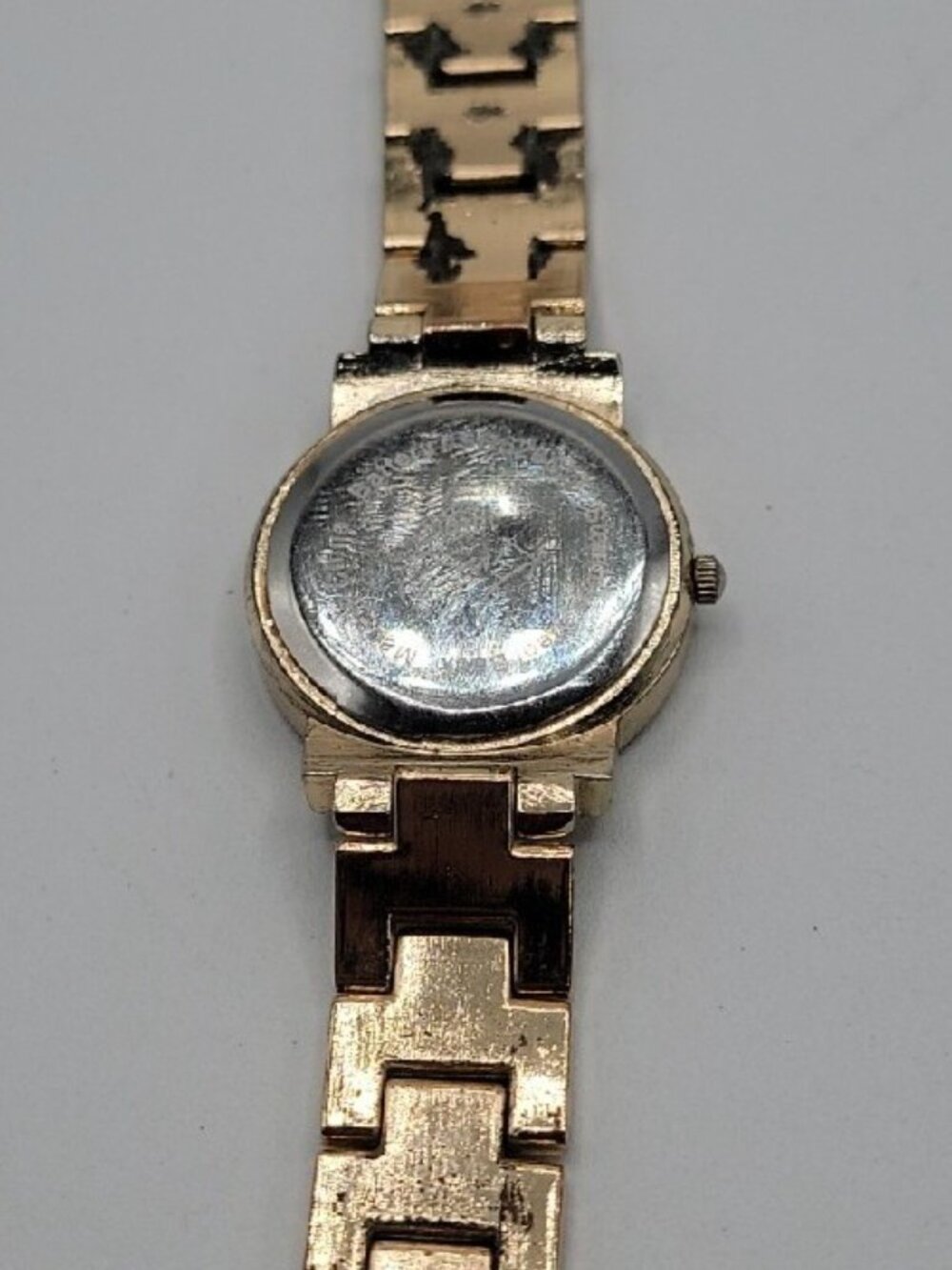 Kardashian Kollection Two-Tone Gold & Black Quartz Link Bracelet Watch - Tested - Picture 10 of 16